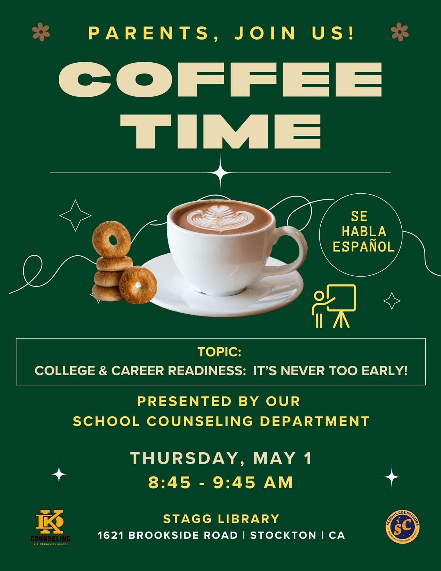 Coffee with the Counselors Coffee with the Counselors